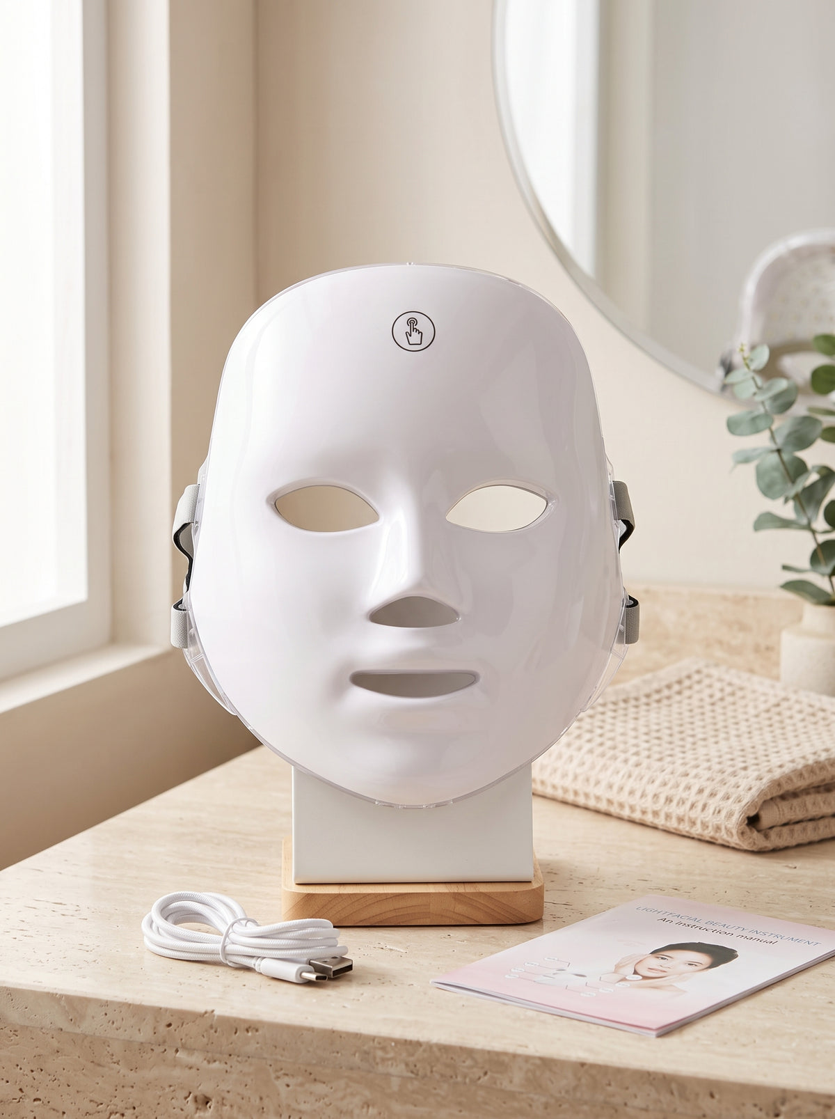 Máscara Facial LED de 7 Colores