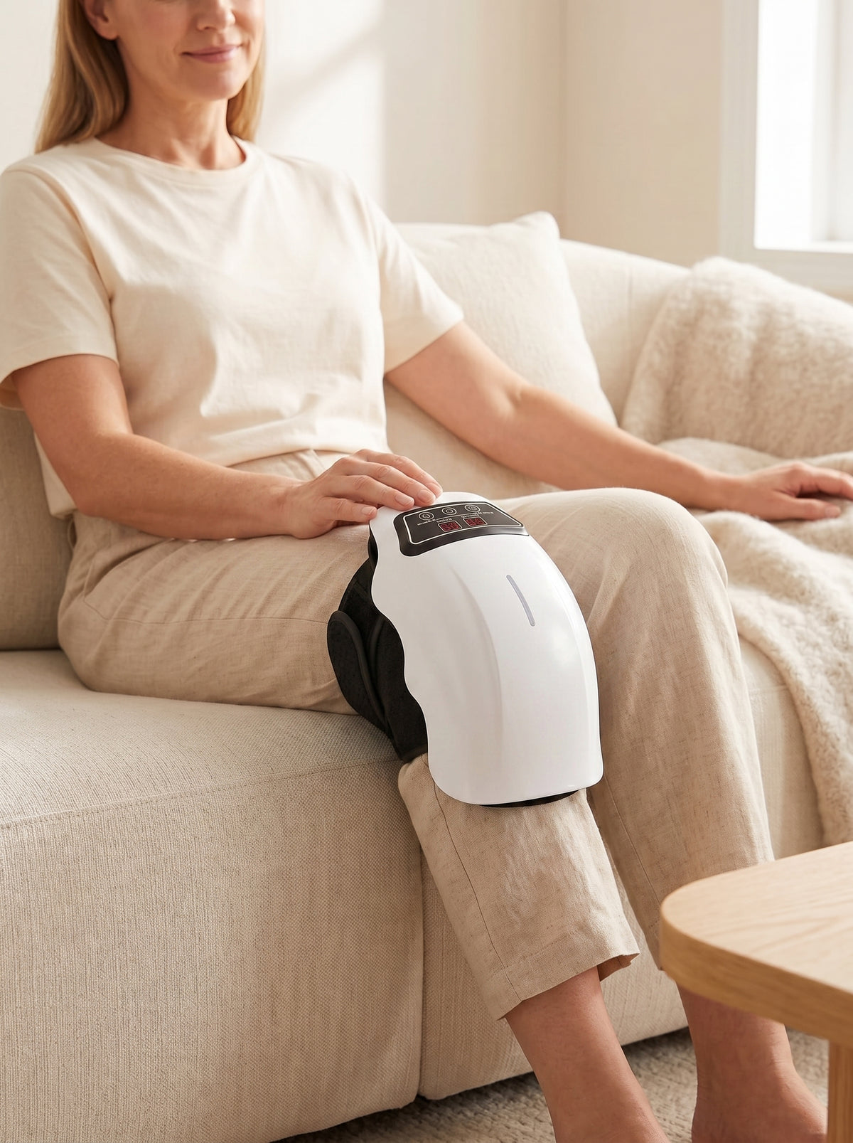 Masajeador de Rodilla con Calor y Vibración